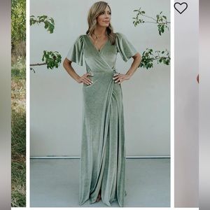 Baltic Born Meghan Velvet Wrap Maxi